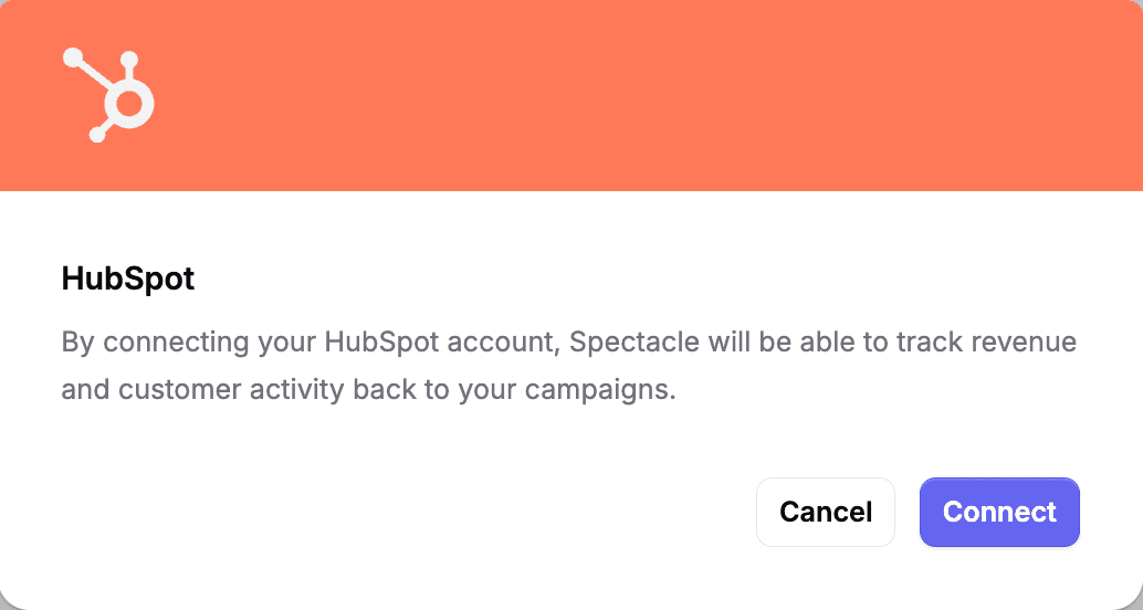 Connect HubSpot